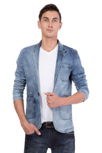 Krossstitch Men's Casual Slim Fitted Button Jeans Blazers Jacket Suit