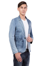 Krossstitch Men's Casual Slim Fitted Button Jeans Blazers Jacket Suit