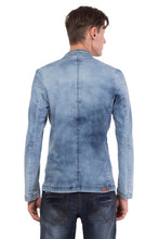 Krossstitch Men's Casual Slim Fitted Button Jeans Blazers Jacket Suit
