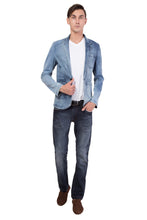 Krossstitch Men's Casual Slim Fitted Button Jeans Blazers Jacket Suit