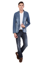 Krossstitch Men's Casual Slim Fitted Button Jeans Blazers Jacket Suit