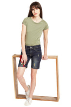 Kopyneko Women's Denim Casual Shorts