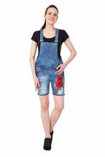 KROSSSTITCH Denim Capri Dungarees For Women & Girls