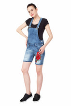 KROSSSTITCH Denim Capri Dungarees For Women & Girls