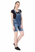 KROSSSTITCH Denim Capri Dungarees For Women & Girls
