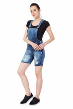 KROSSSTITCH Denim Capri Dungarees For Women & Girls