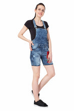 KROSSSTITCH Denim Capri Dungarees For Women & Girls