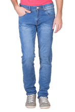 KROSSSTITCH Men's Slim Fit Denim Blue Jeans