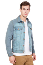 Krossstitch Full Sleeve Men's Denim Jacket with Brass Button