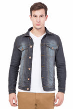 Krossstitch Full Sleeve Men's Denim Jacket with Brass Button