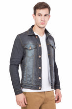 Krossstitch Full Sleeve Men's Denim Jacket with Brass Button
