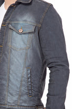 Krossstitch Full Sleeve Men's Denim Jacket with Brass Button