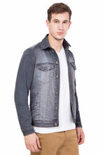Krossstitch Full Sleeve Men's Denim Jacket with Brass Button