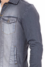 Krossstitch Full Sleeve Men's Denim Jacket with Brass Button