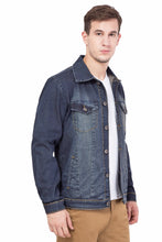 Krossstitch Full Sleeve Men's Denim Jacket with Brass Button