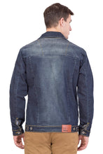 Krossstitch Full Sleeve Men's Denim Jacket with Brass Button