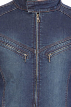 Krossstitch Full Sleeve Men's Denim Jacket with Zipper…