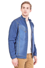 Krossstitch Full Sleeve Men's Denim Jacket with Zipper…