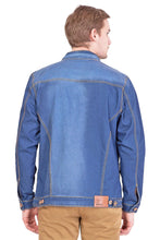 Krossstitch Full Sleeve Men's Denim Jacket with Zipper…
