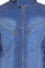 Krossstitch Full Sleeve Men's Denim Jacket with Zipper…