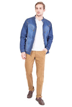 Krossstitch Full Sleeve Men's Denim Jacket with Zipper…