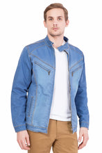 Krossstitch Full Sleeve Men's Denim Jacket with Zipper…