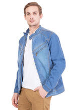 Krossstitch Full Sleeve Men's Denim Jacket with Zipper…