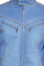 Krossstitch Full Sleeve Men's Denim Jacket with Zipper…