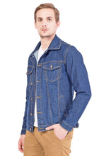 Krossstitch Full Sleeve Men's Denim Jacket with Brass Button