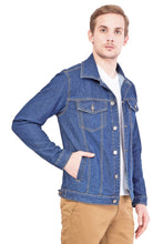 Krossstitch Full Sleeve Men's Denim Jacket with Brass Button