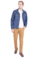 Krossstitch Full Sleeve Men's Denim Jacket with Brass Button