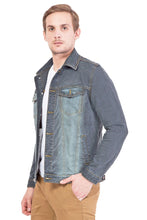 Krossstitch Full Sleeve Men's Denim Jacket with Brass Button