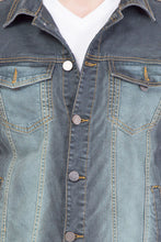 Krossstitch Full Sleeve Men's Denim Jacket with Brass Button