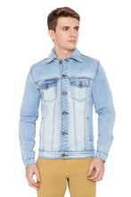 Krossstitch Full Sleeve Men's Denim Jacket with Brass Button