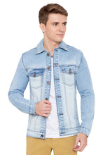 Krossstitch Full Sleeve Men's Denim Jacket with Brass Button