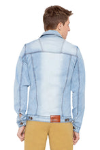 Krossstitch Full Sleeve Men's Denim Jacket with Brass Button