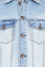 Krossstitch Full Sleeve Men's Denim Jacket with Brass Button