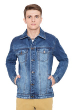 Krossstitch Full Sleeve Men's Denim Jacket with Brass Button