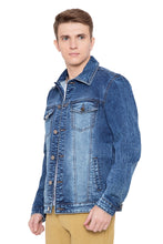 Krossstitch Full Sleeve Men's Denim Jacket with Brass Button