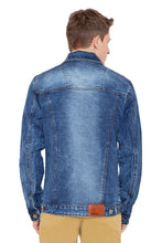 Krossstitch Full Sleeve Men's Denim Jacket with Brass Button