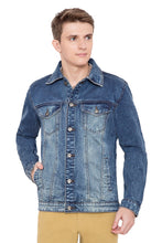 Krossstitch Full Sleeve Men's Denim Jacket with Brass Button