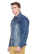 Krossstitch Full Sleeve Men's Denim Jacket with Brass Button