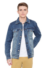 Krossstitch Full Sleeve Men's Denim Jacket with Brass Button