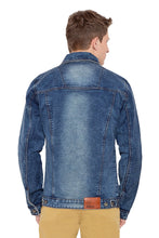 Krossstitch Full Sleeve Men's Denim Jacket with Brass Button