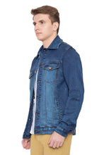 Krossstitch Full Sleeve Men's Denim Jacket with Brass Button