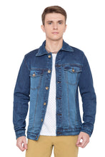 Krossstitch Full Sleeve Men's Denim Jacket with Brass Button