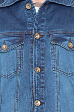 Krossstitch Full Sleeve Men's Denim Jacket with Brass Button