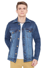 Krossstitch Full Sleeve Men's Denim Jacket with Brass Button